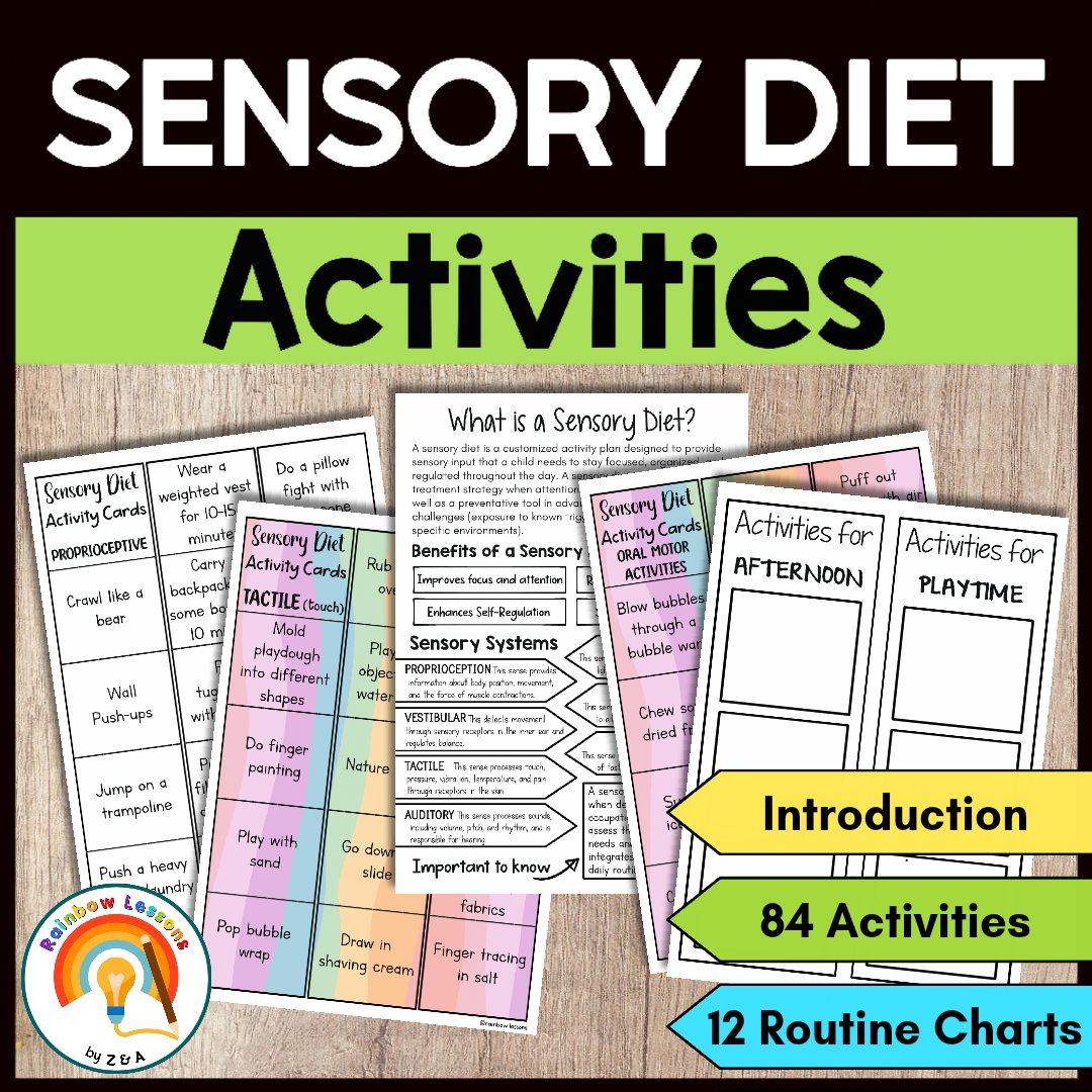 Sensory Diet Activities For Self Regulation | Special Ed | Occupational Therapy