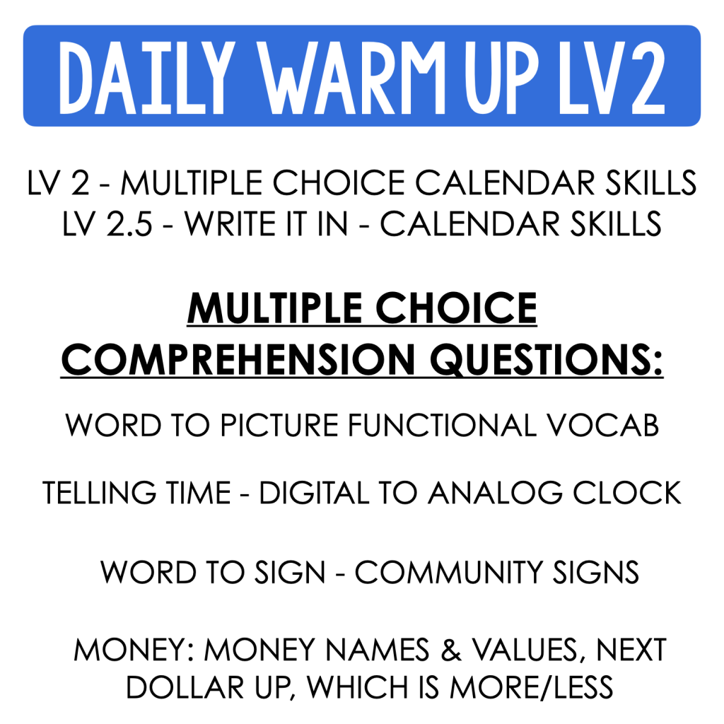 Life Skills Daily Warm Up Worksheets BUNDLE | Made By Teachers