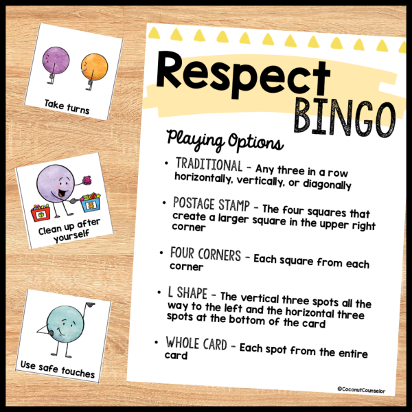 Respect Bingo Game - Made By Teachers
