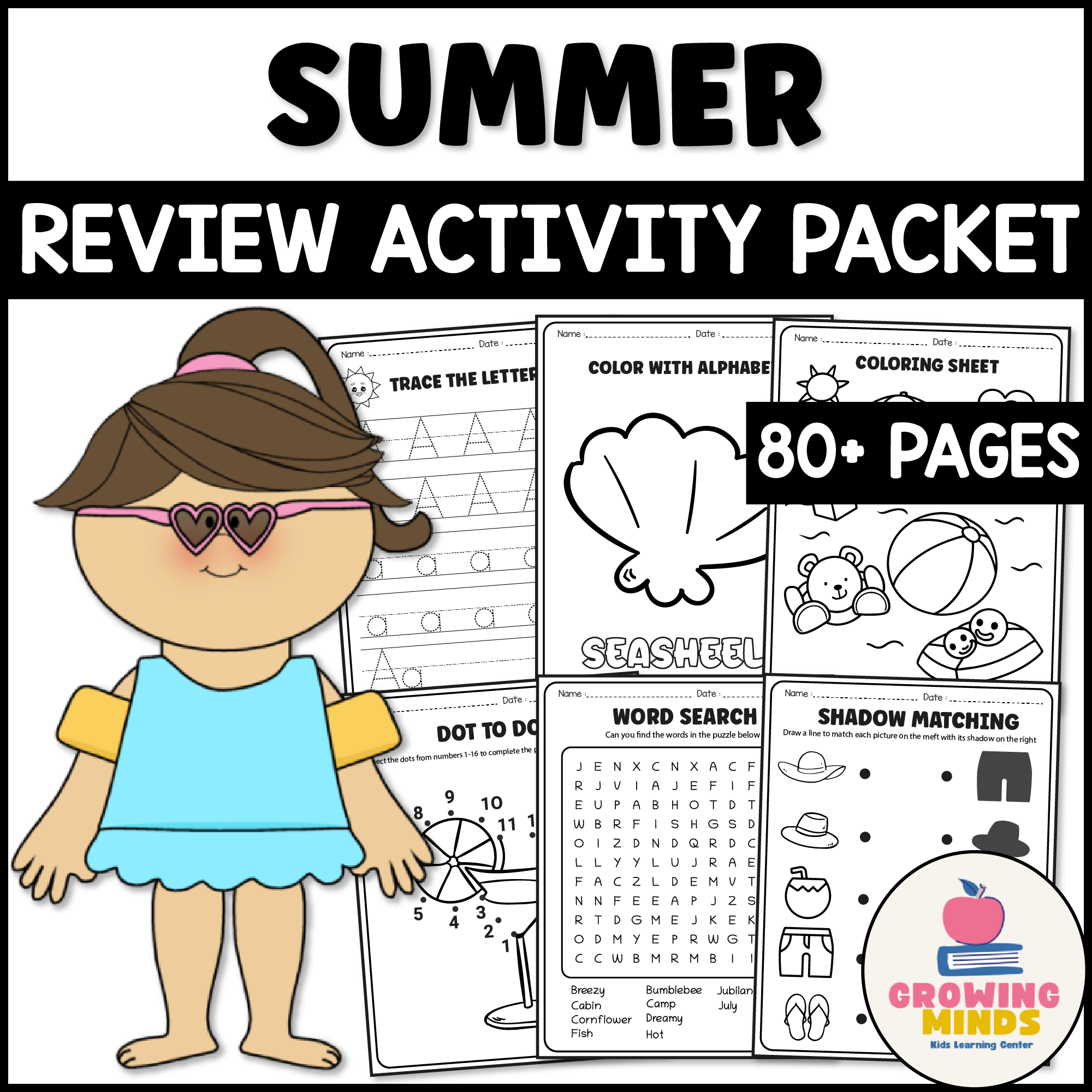 Summer Review & Fun Activity Packet - Summer Readiness Activities