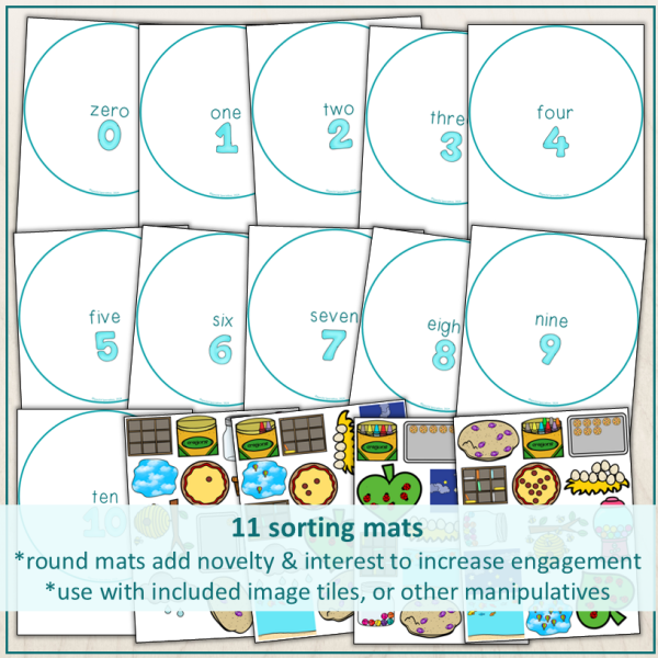 Counting 0-10 Adapted Books File Folders Clip Cards Adapted Resources ...