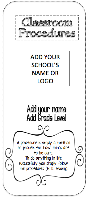 Classroom Procedures for Every Classroom
