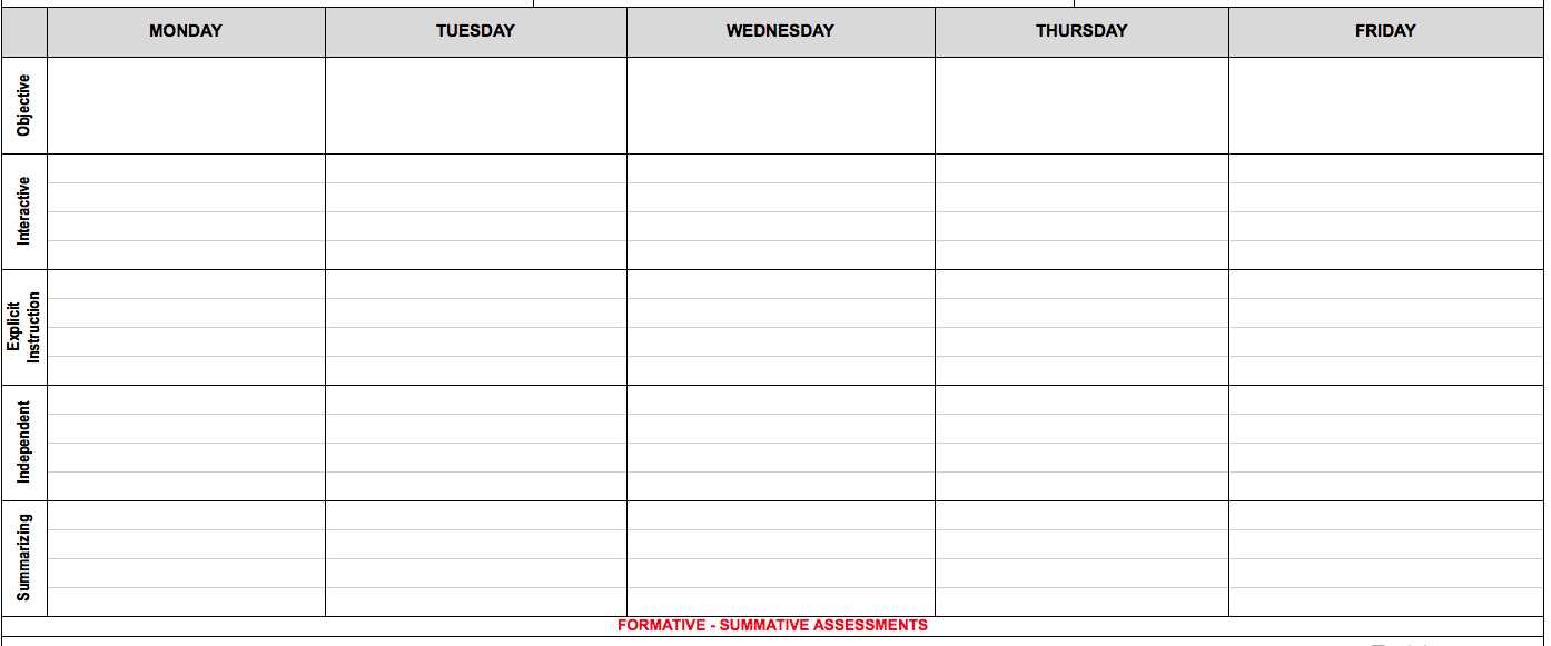 Math Excel Template