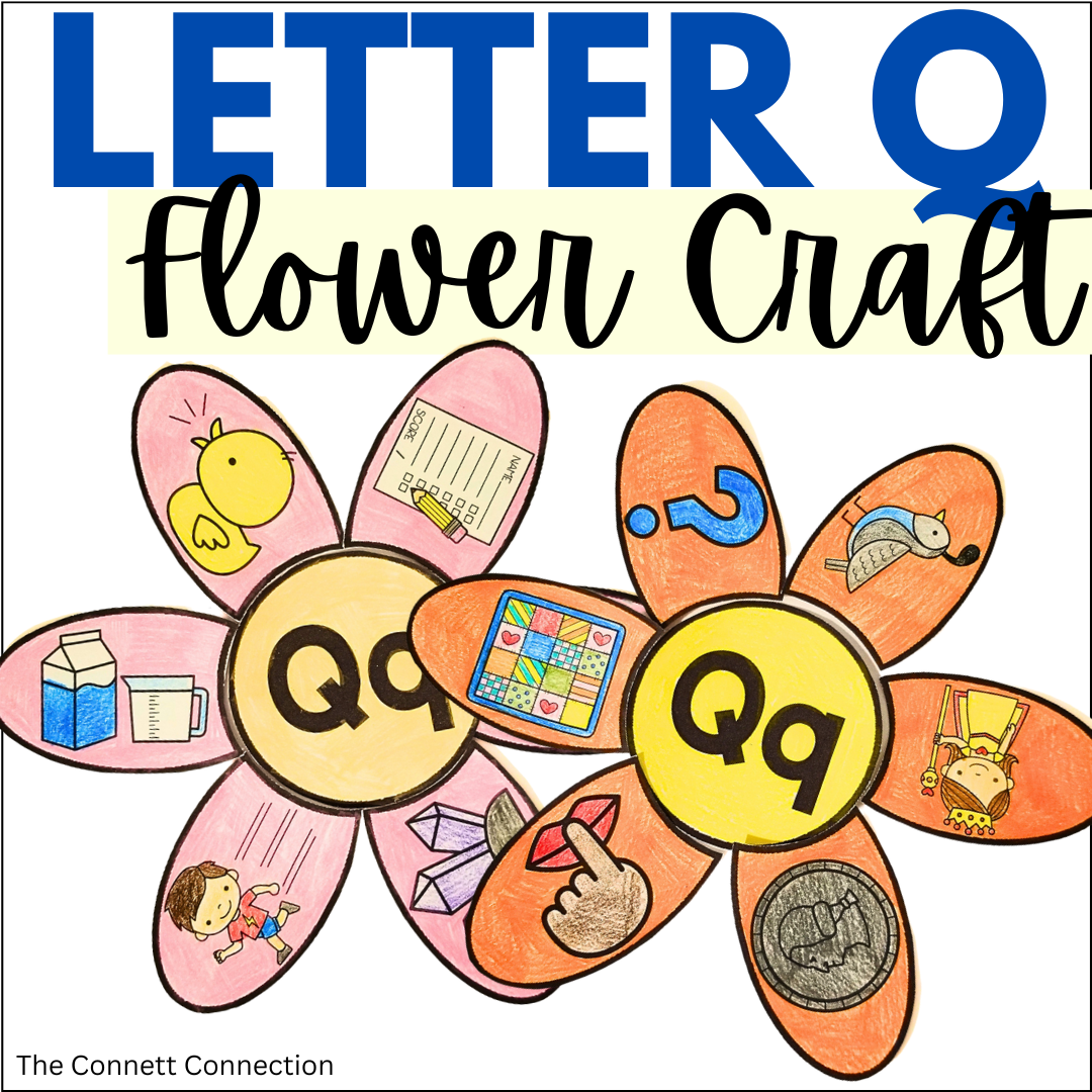 Letter Q Flower Craft - A Letter Recognition Craft