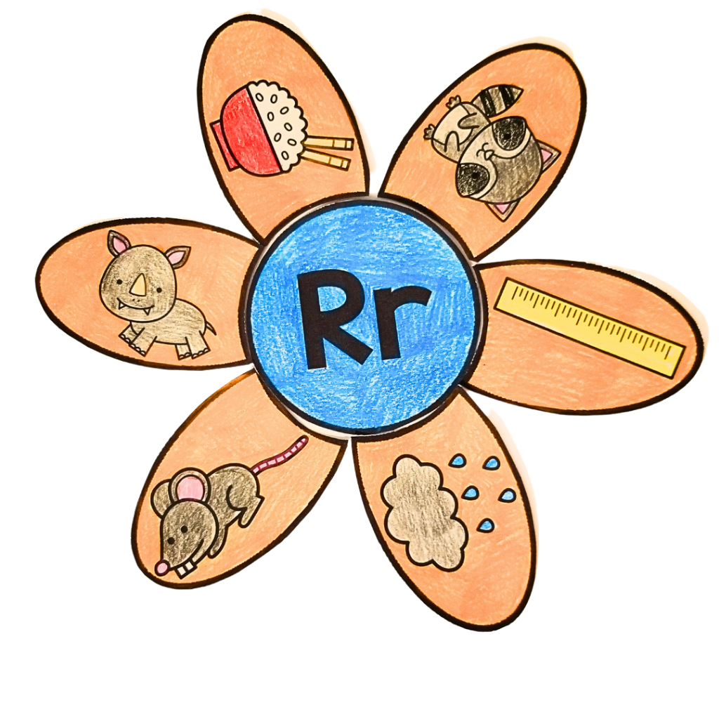 Letter R Flower Craft - A Letter Recognition Craft | Made By Teachers