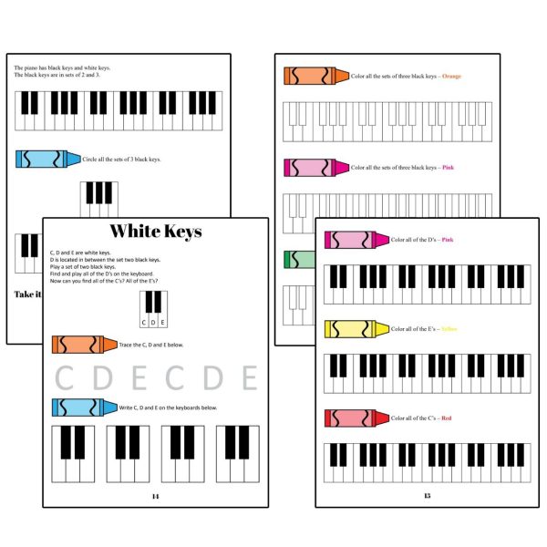 Beginner Piano Adventures: Worksheets for Kids - Made By Teachers