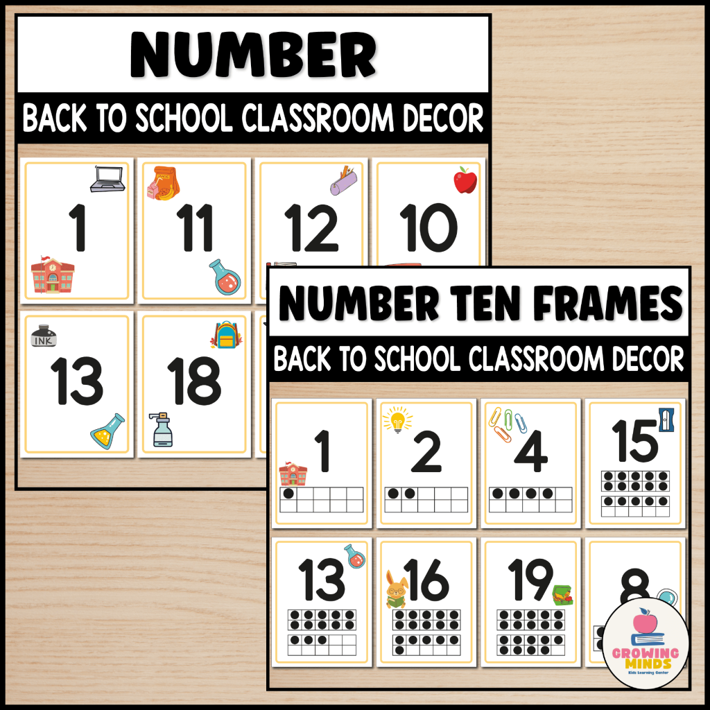 Big Bundle Classroom decor -Theme Back to School | Made By Teachers