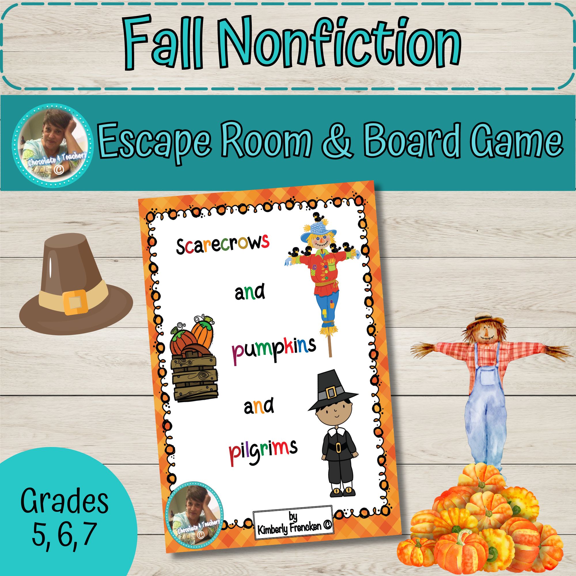 Nonfiction Reading Comprehension Game and Escape Room