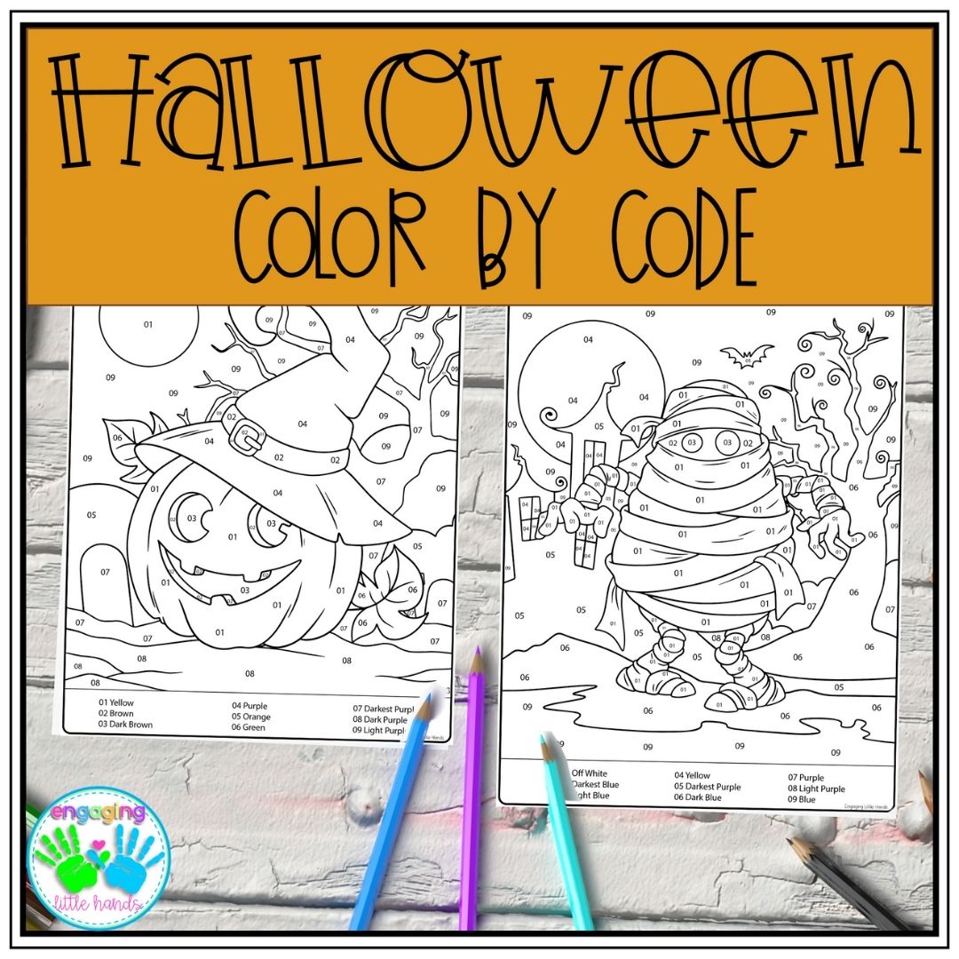 Halloween Color by Number
