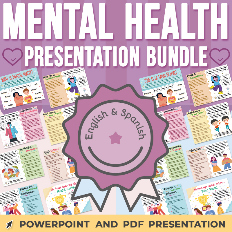 Mental Health PowerPoint Presentation BUNDLE, Reflection and Discussion Q's