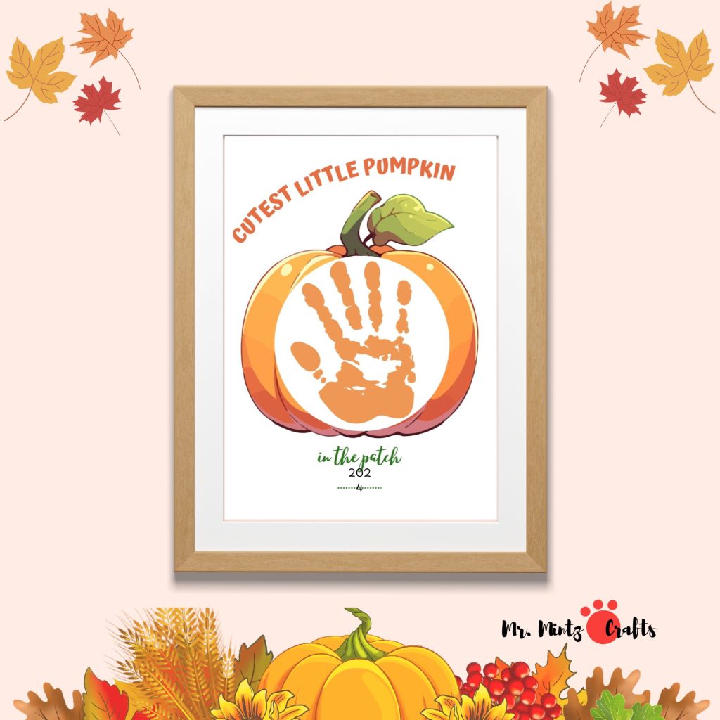 Cutest Little Pumpkin Handprint Craft - In the Patch - DIY Kids’ Fall ...