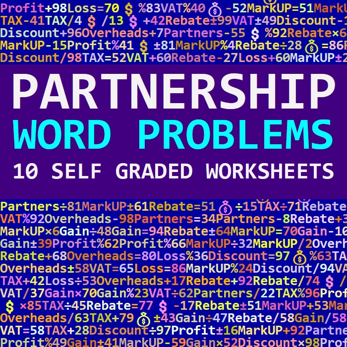 PARTNERSHIP WORD PROBLEMS