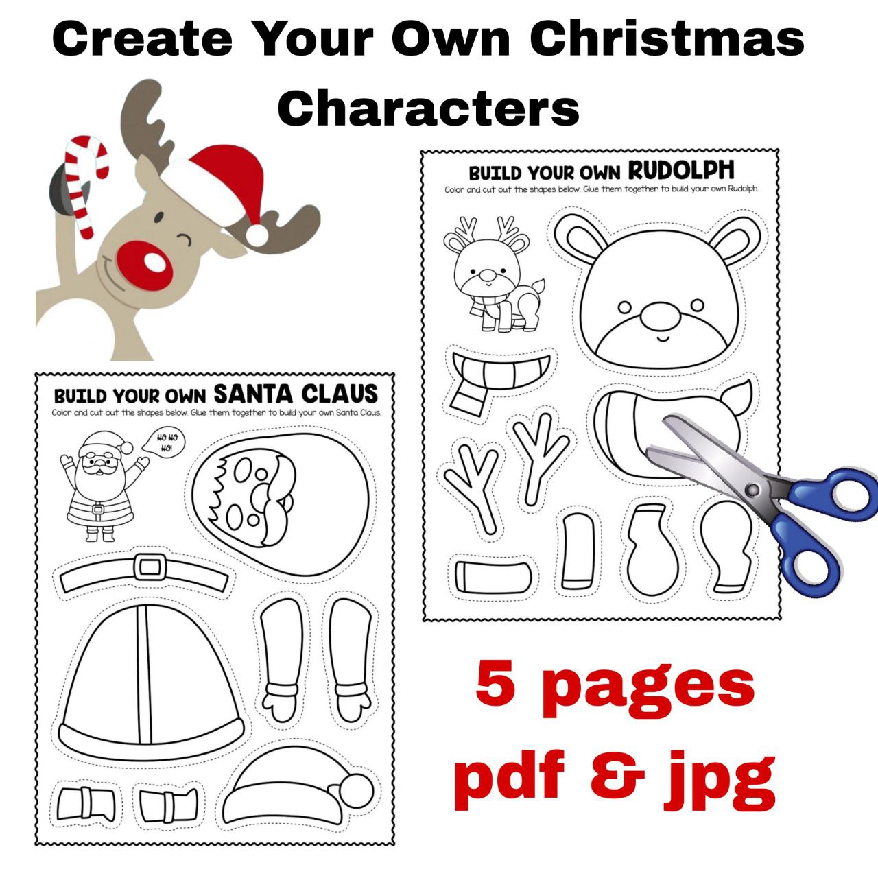 Create Your Own Christmas Characters