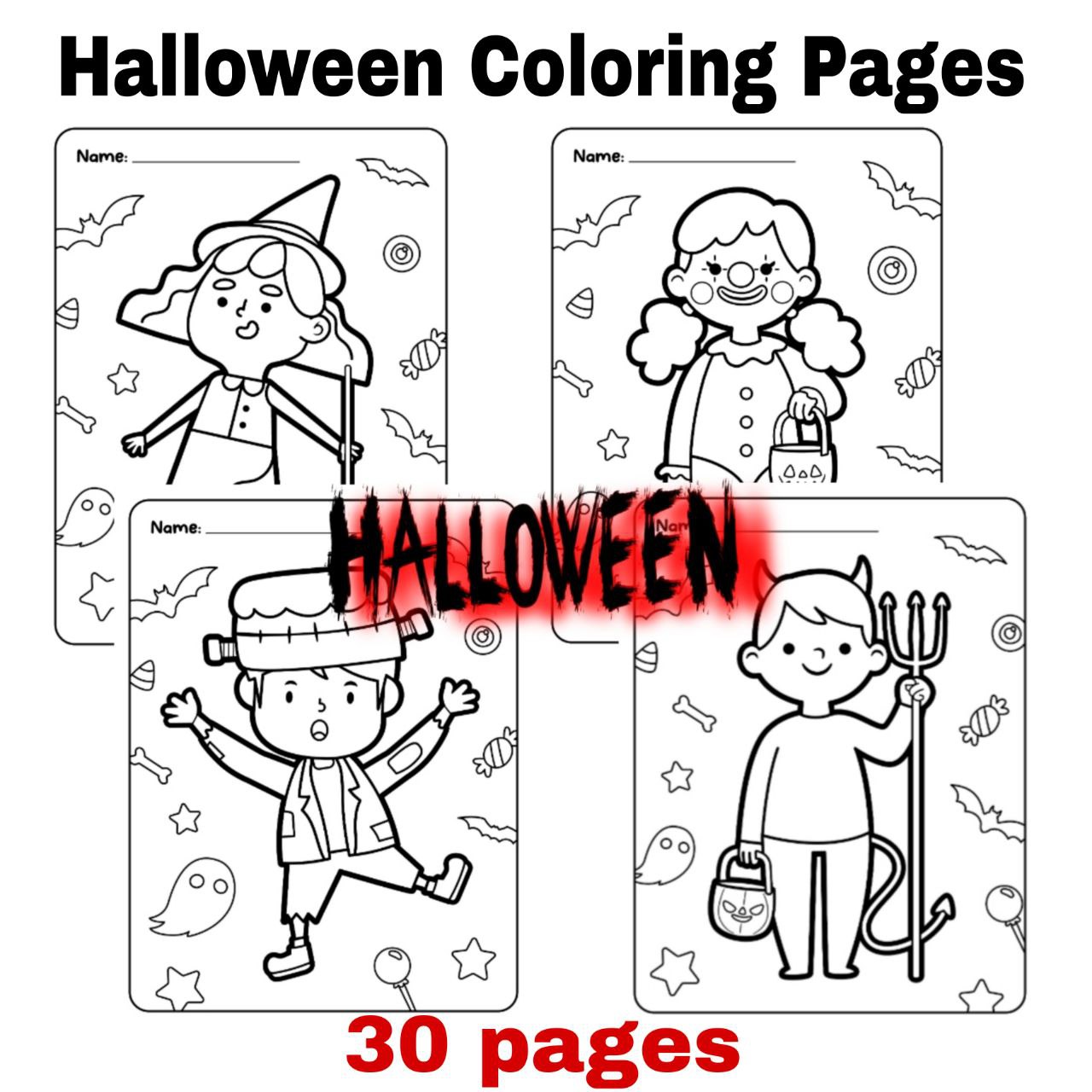 Halloween Coloring Pages