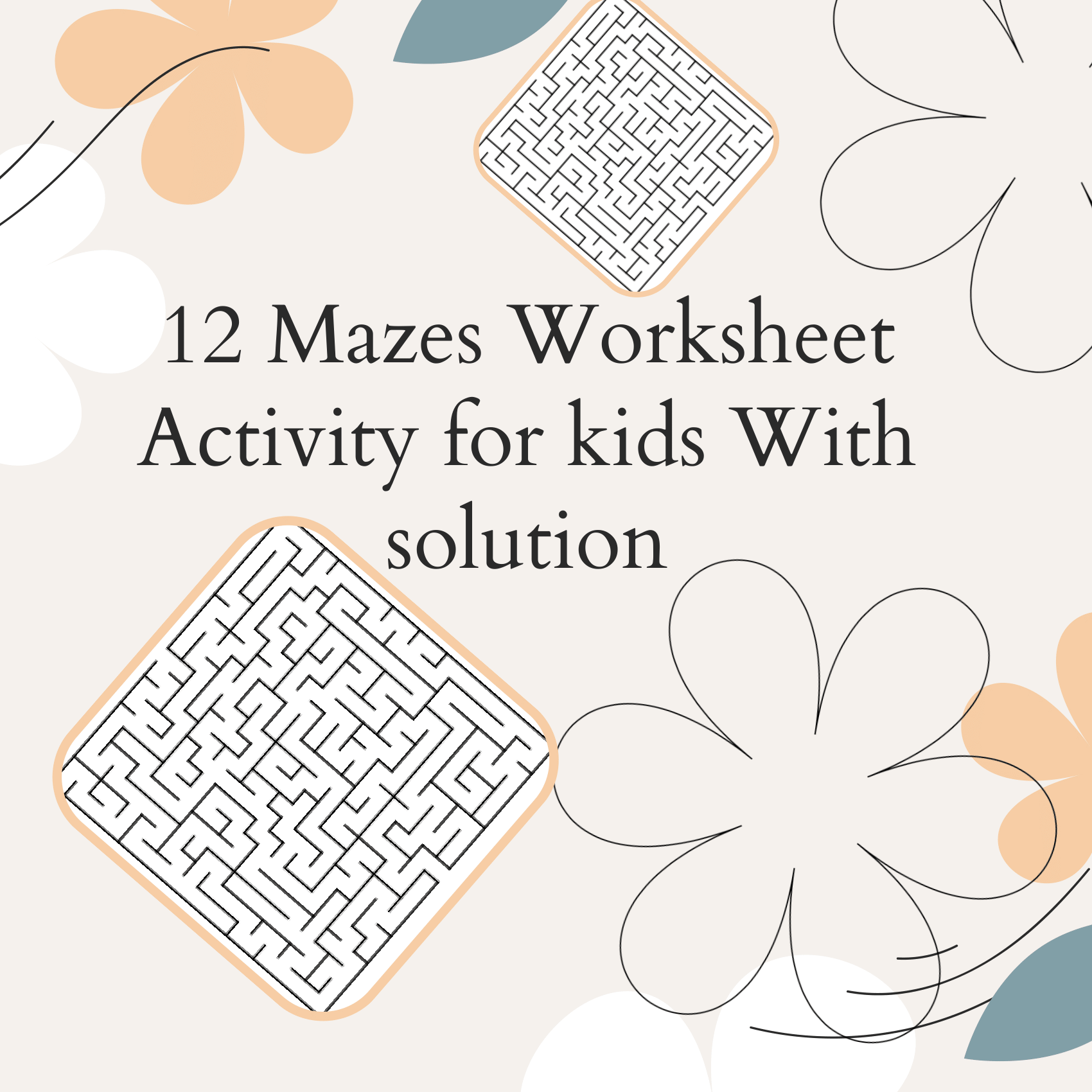 Maze Your Way to Letter Mastery