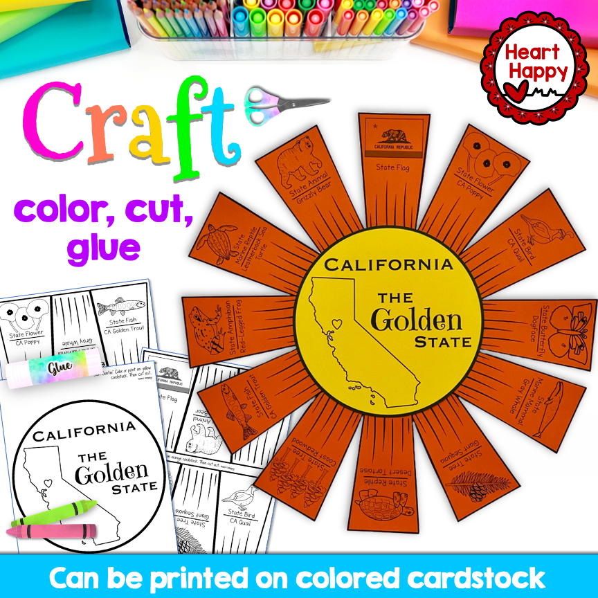 California State Symbols Craft