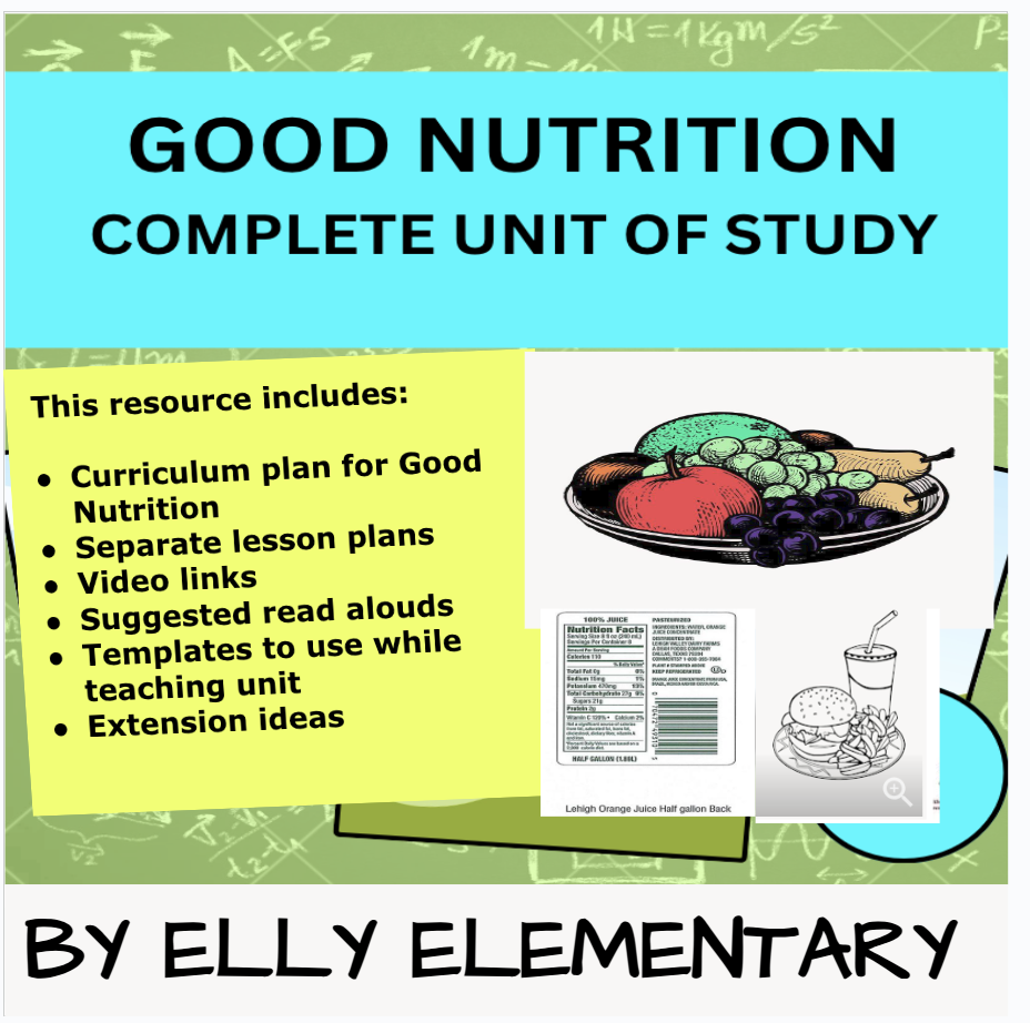 Fueling Our Bodies: Learning About Healthy Eating: 2ND/3RD Grade Curriculum Plan