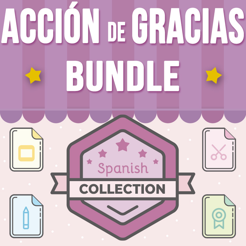 Acción de Gracias Collection BUNDLE, PPT, Manualidad y Carta de Agradecimiento