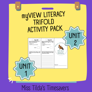 myView Literacy 4.1 Trifold Bundle - Made By Teachers