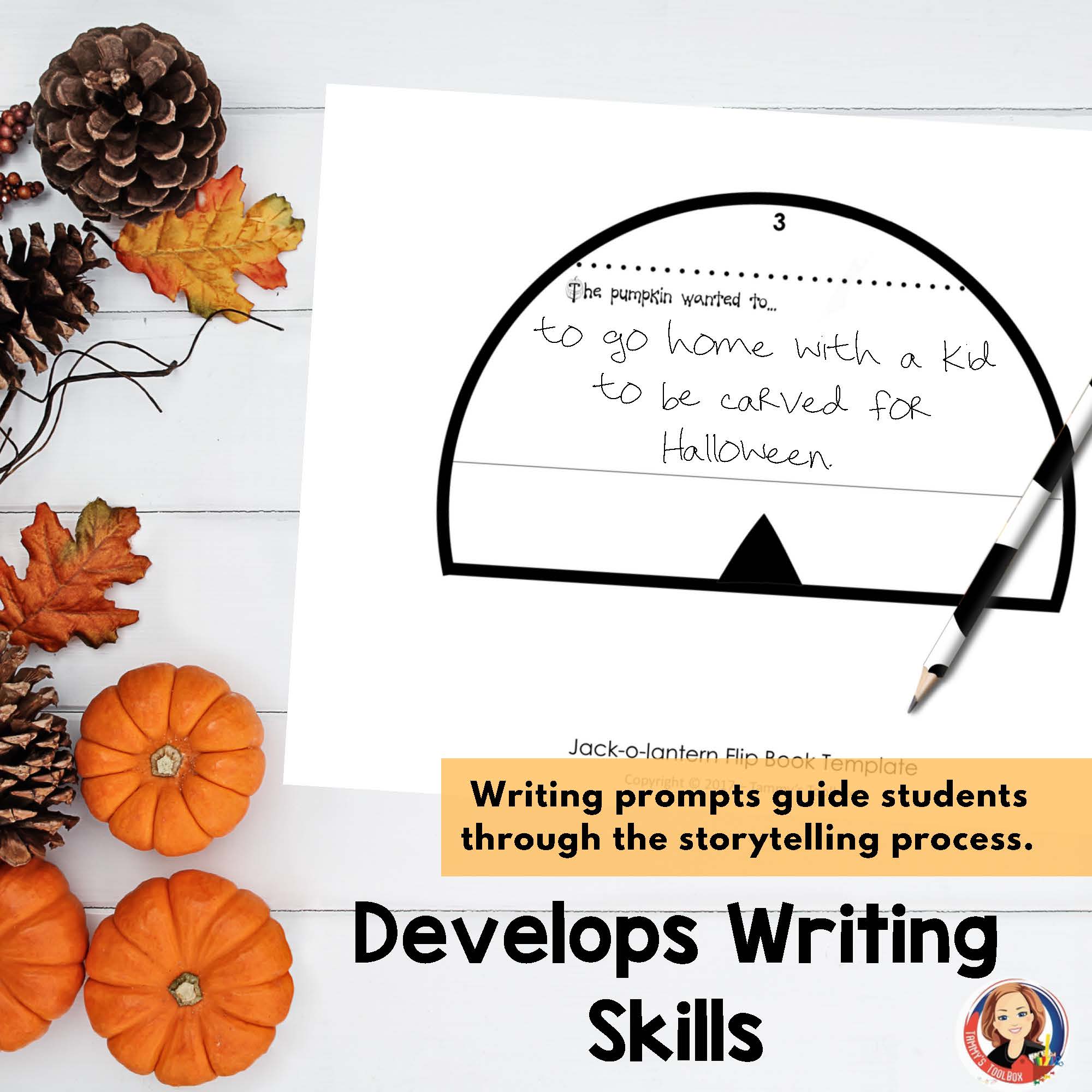 Halloween Craft Pumpkin Writing Activity | Made By Teachers