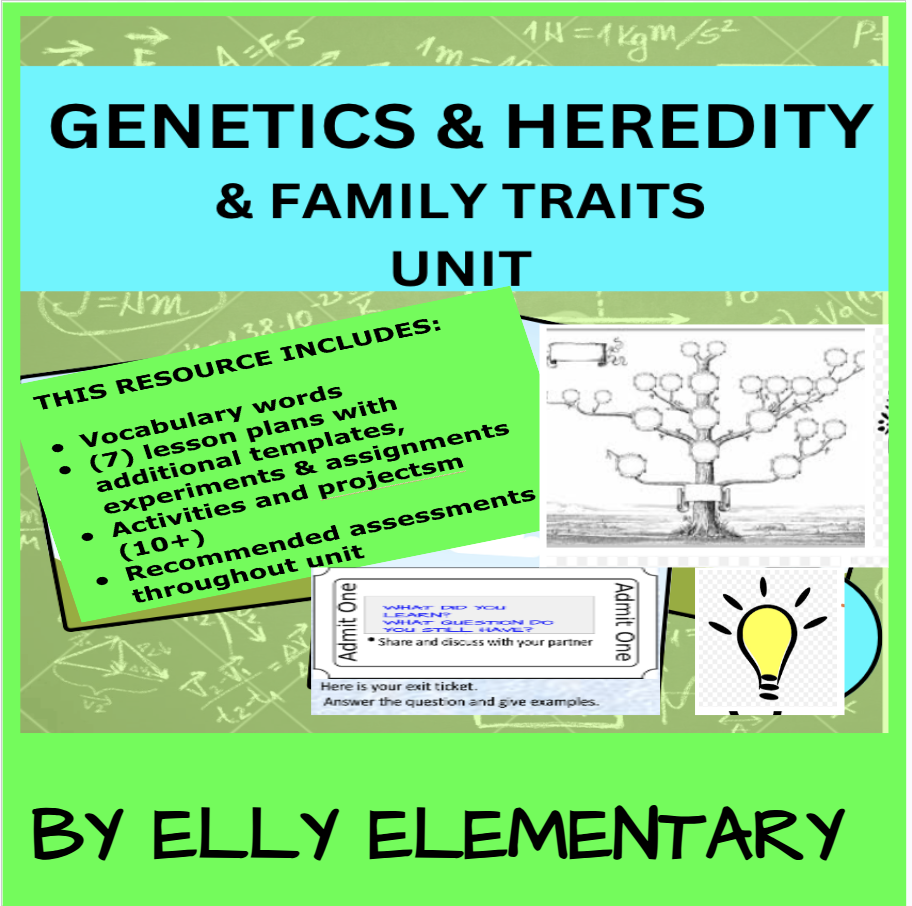 LEARNING ABOUT OUR HEREDITY: FAMILY TRAITS & DNA (4HT/5TH GRADES)