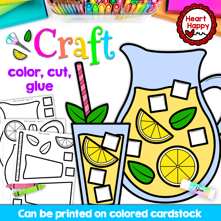 Lemonade Craft | End of Year | Summer