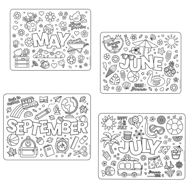 Monthly Coloring Pages | Made By Teachers