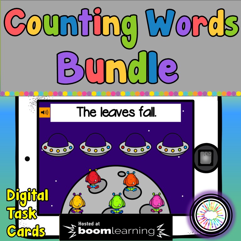 Phonological Awareness - Counting words bundle Digital Task Cards | Boom Cards™