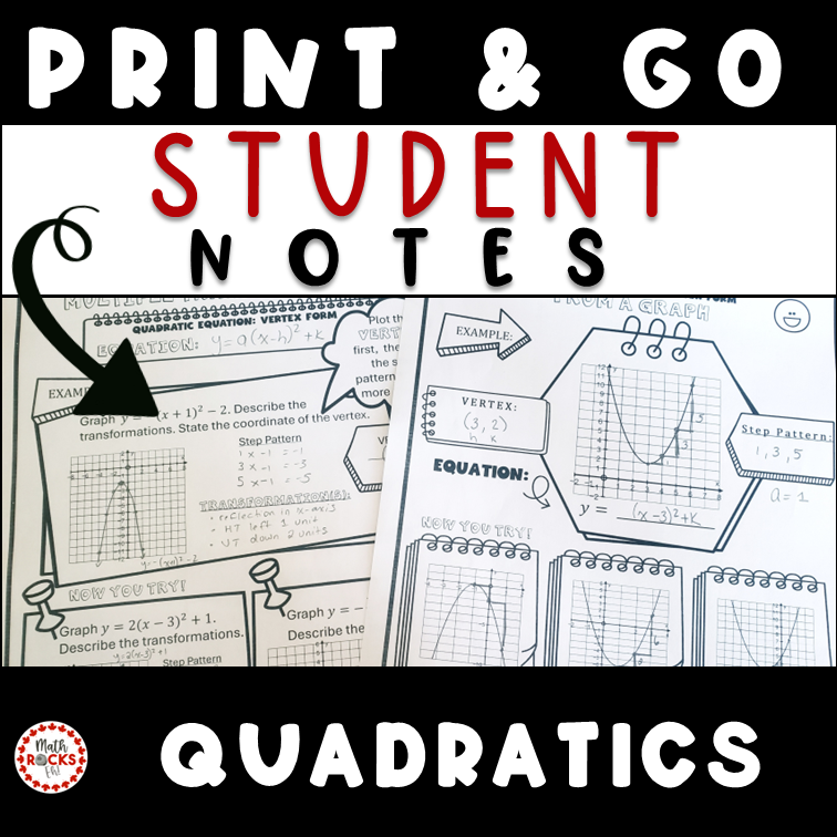 Quadratic Functions Part 2 10th Grade Worksheets Algebra 1
