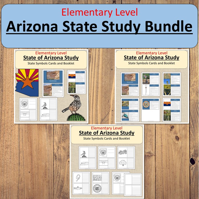 BUNDLE Arizona State Research Elementary Montessori Homeschool