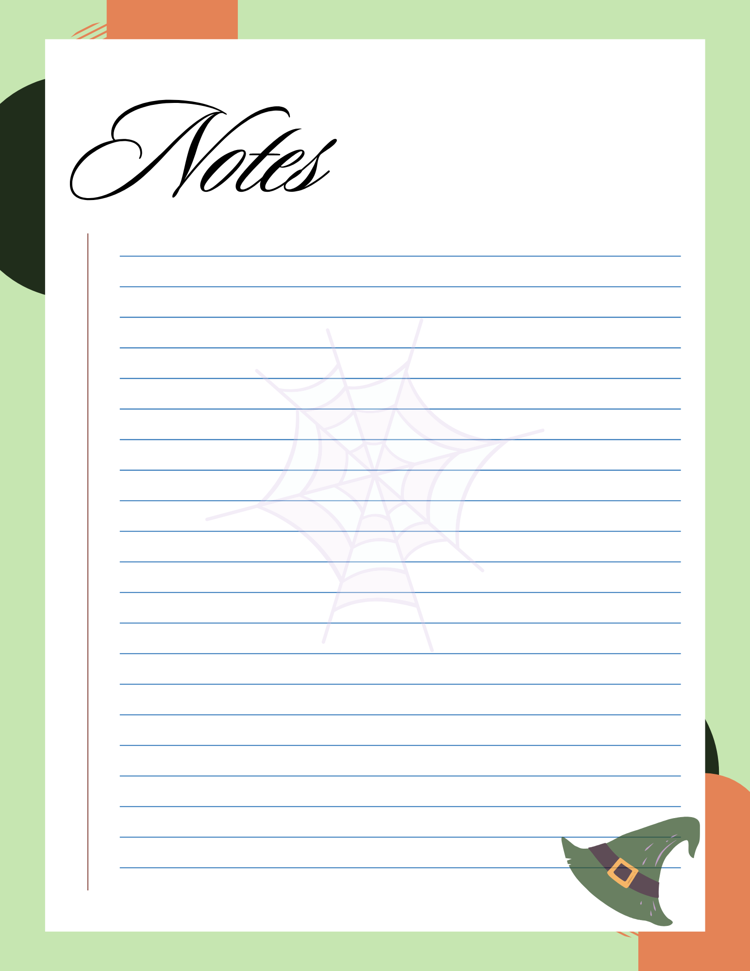 Halloween Writing Pages &Coloring Pages