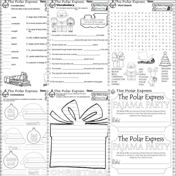 The Polar Express Christmas Read Aloud Book Companion Reading ...