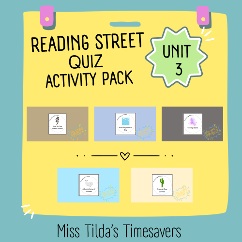 Grade 3 Reading Street Unit 3 PowerPoint Assessment Pack | Made By Teachers