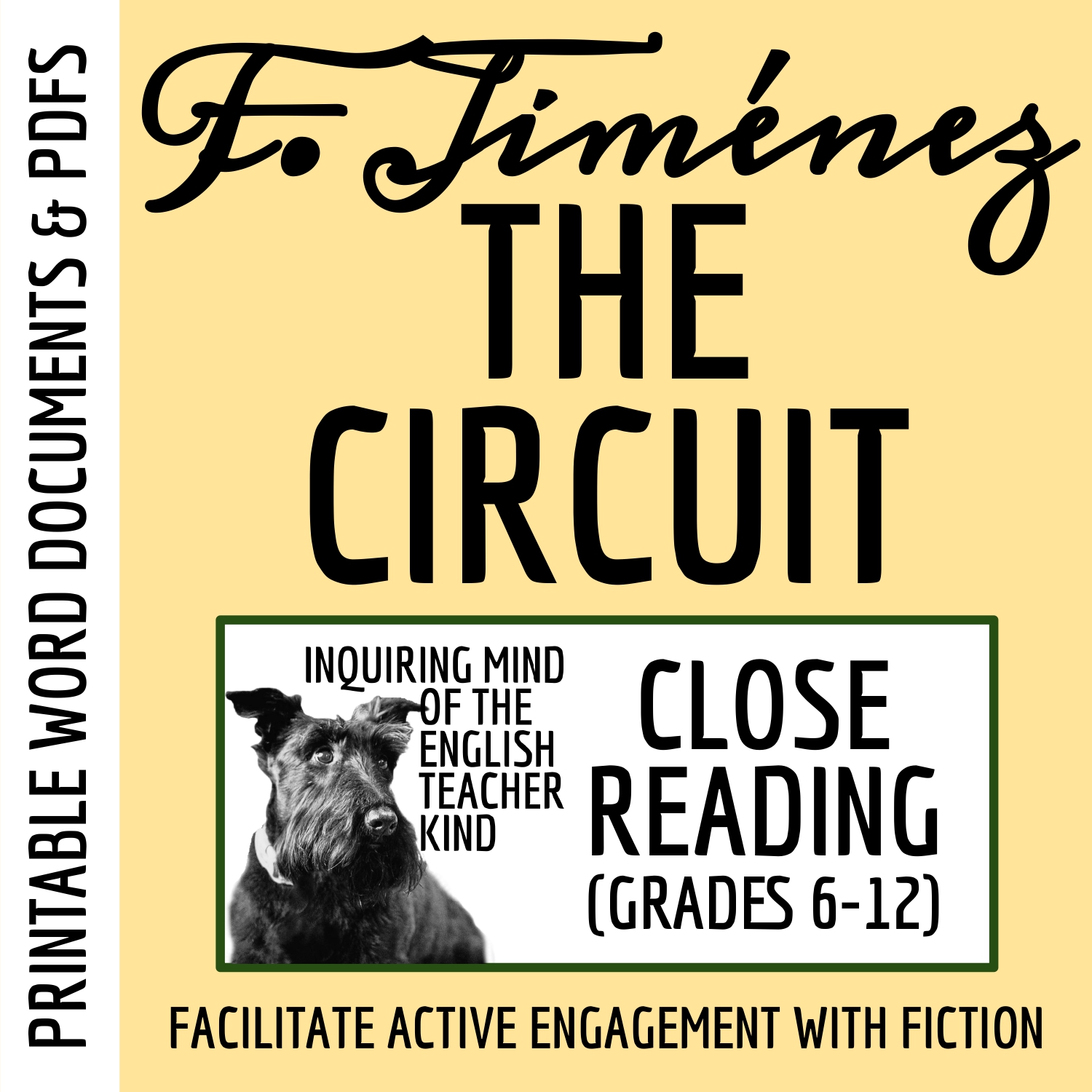 "The Circuit" by Francisco Jiménez Close Reading Analysis Worksheet