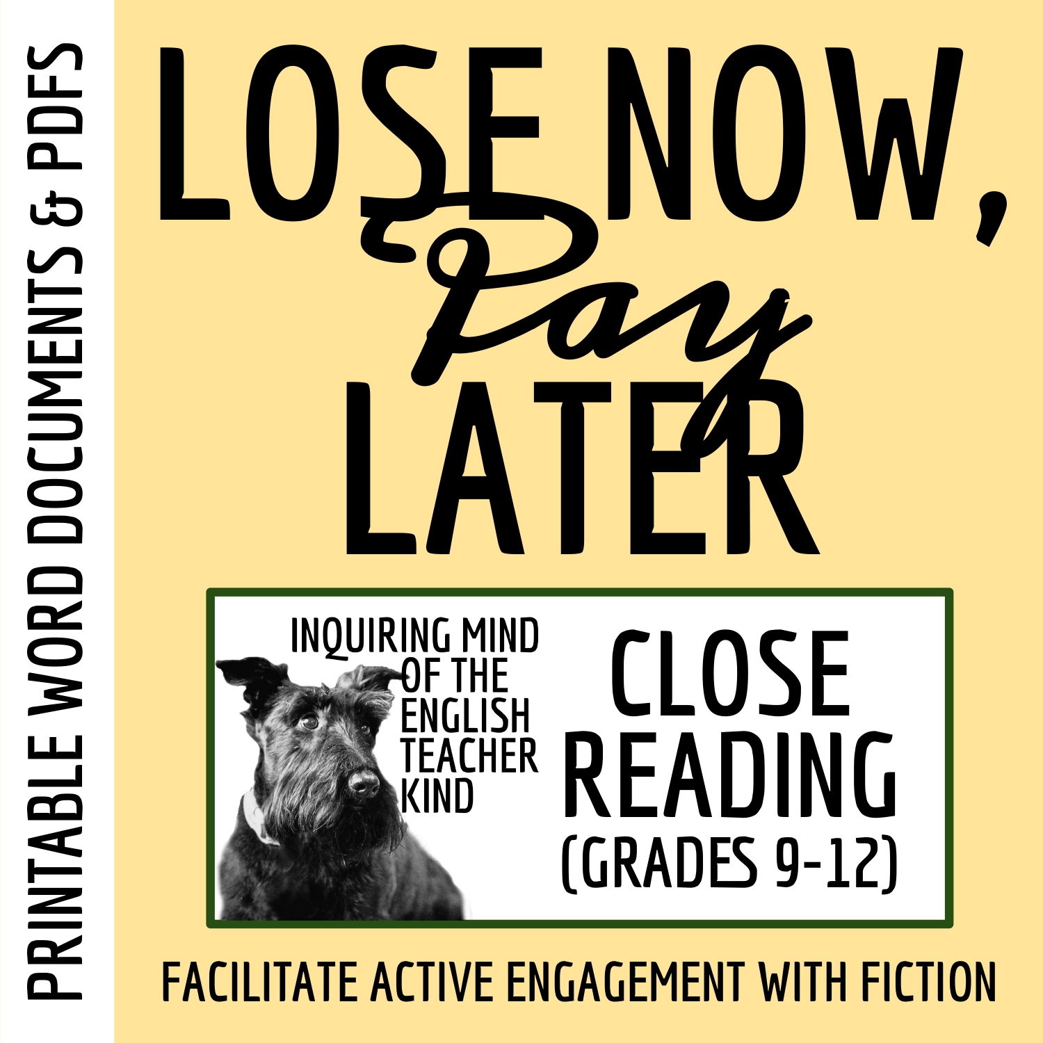 "Lose Now, Pay Later" by Carol Farley Close Reading Questions