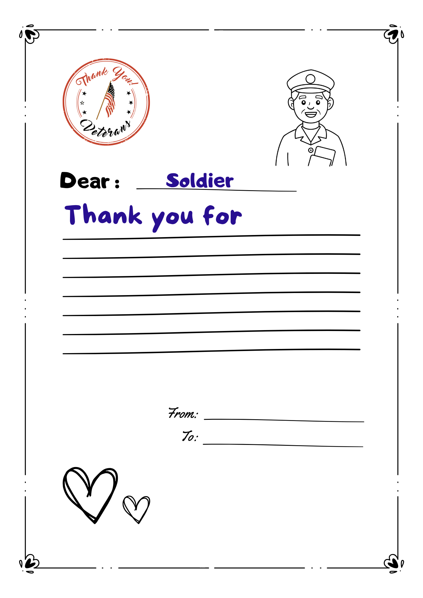Veterans day math and literacy activities, veteran's day craft and writing