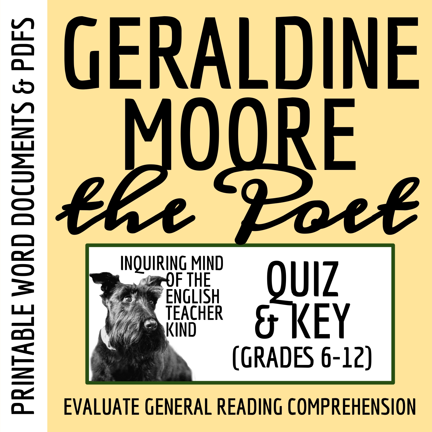 "Geraldine Moore the Poet" by Toni Cade Bambara Quiz and Answer Key