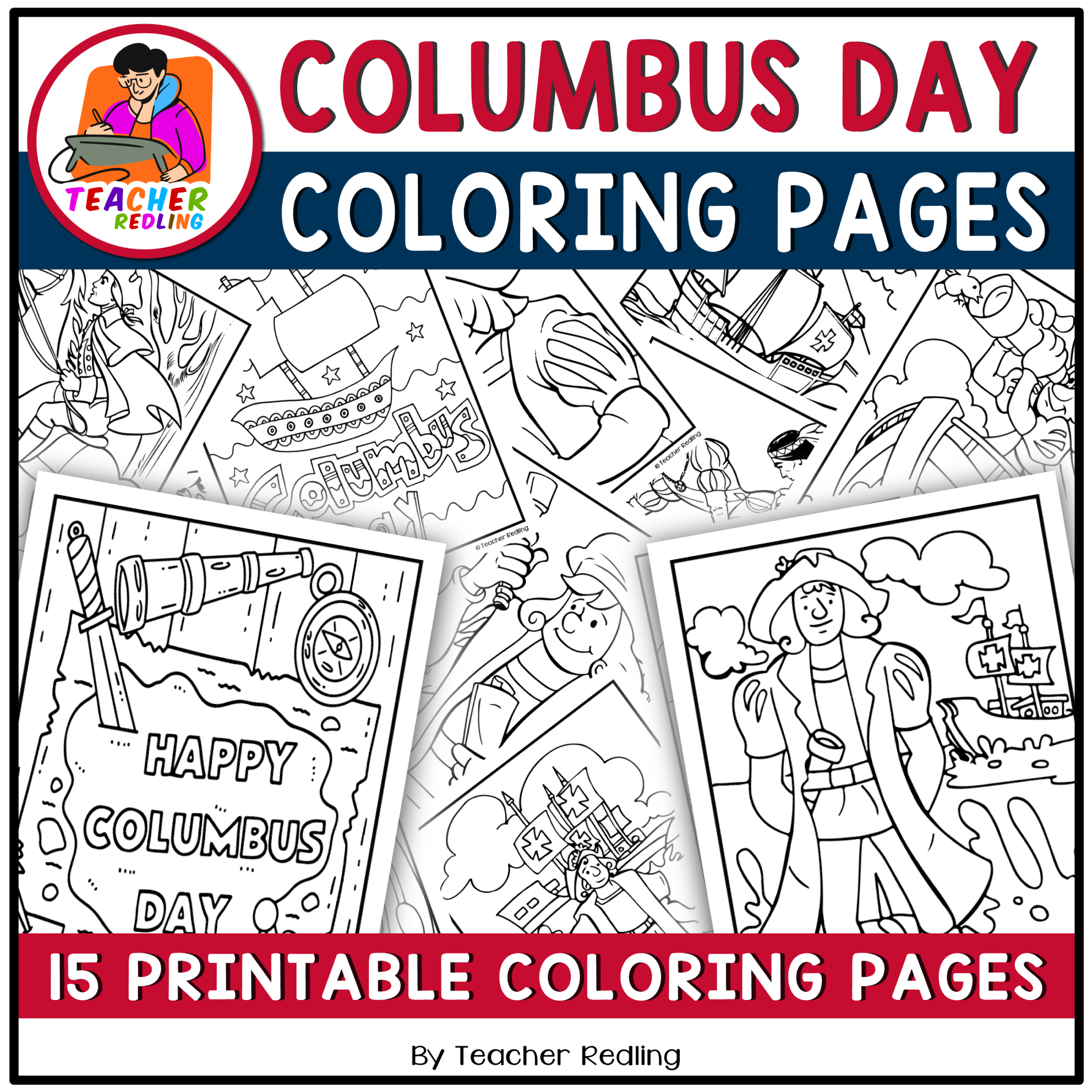 Columbus Day Coloring Pages, Columbus Coloring Sheets Autumn October Activities