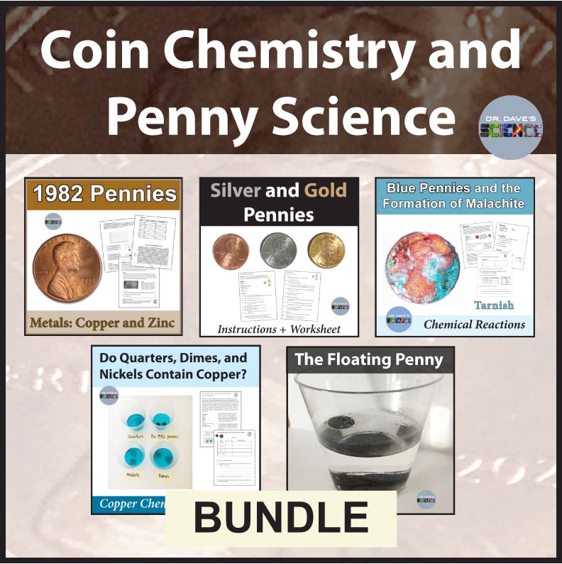 Coin Chemistry Metals Nonmetals and Metalloids Activity Penny Bundle