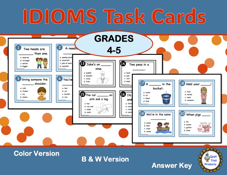 IDIOMS Task Cards