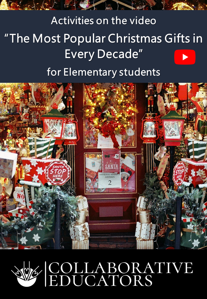 Activities on the video “The Most Popular Christmas Gifts"