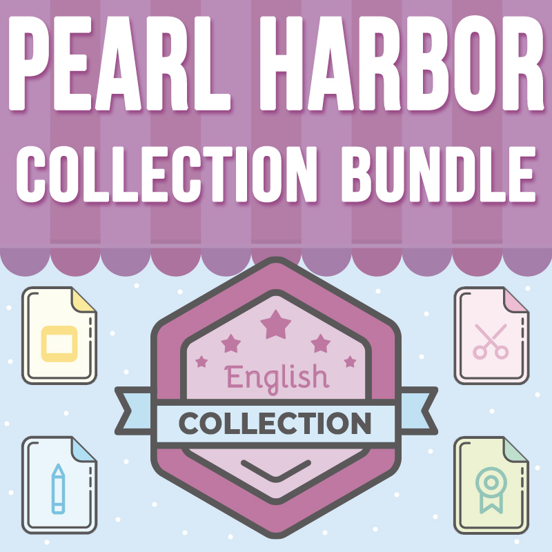 Pearl Harbor Collection BUNDLE ENGLISH VERSION, PPT, Reading, Writing and Craft