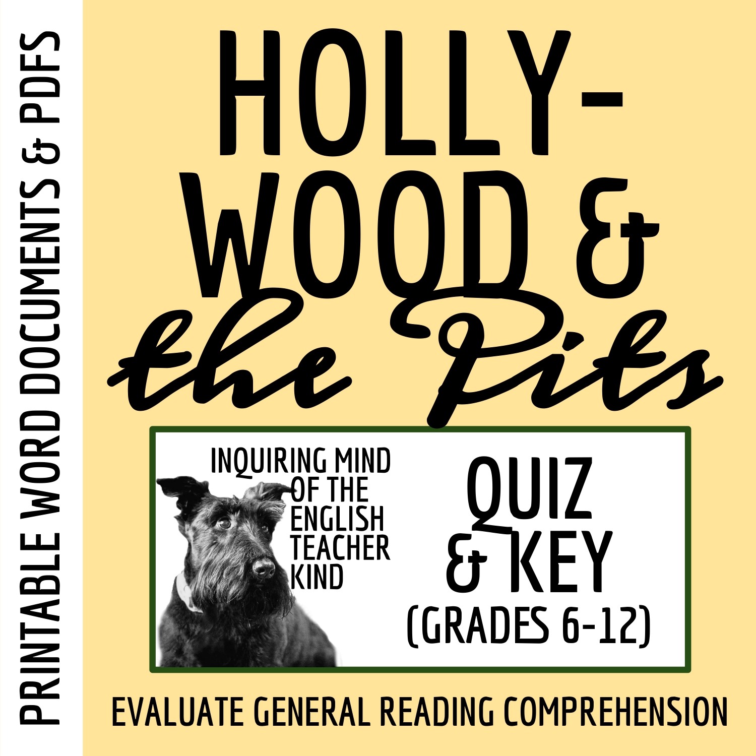 "Hollywood and the Pits" by Cherylene Lee Quiz and Answer Key (Short Story)