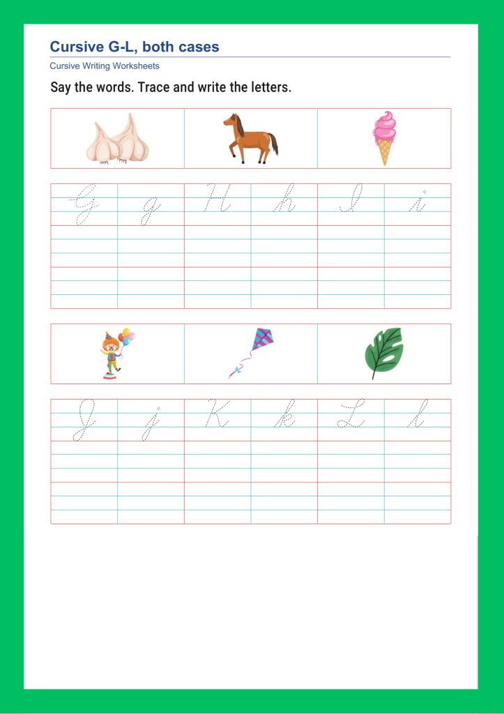Cursive Writing Mastery: Complete Letter Practice Worksheets - Made By ...