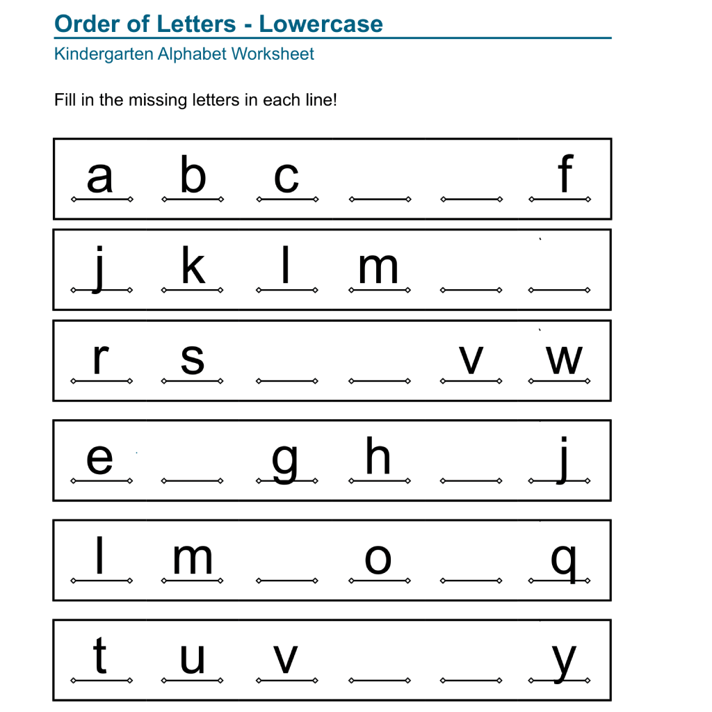 Alphabet Matching and Alphabetizing Worksheets for Kindergarten - Made ...