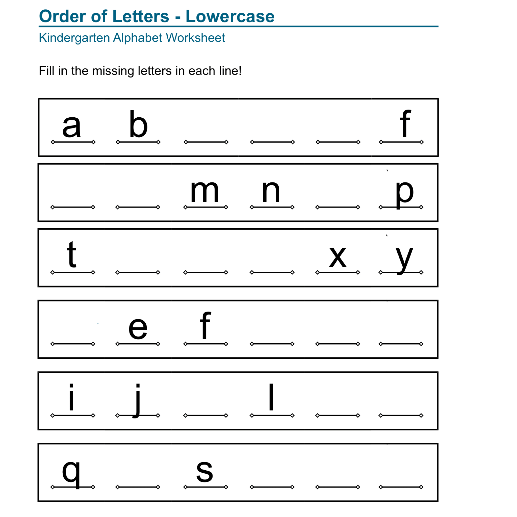 Alphabet Matching and Alphabetizing Worksheets for Kindergarten - Made ...