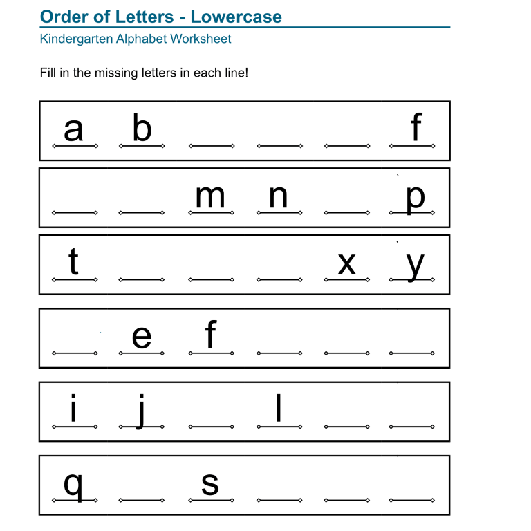 Alphabet Matching and Alphabetizing Worksheets for Kindergarten - Made ...