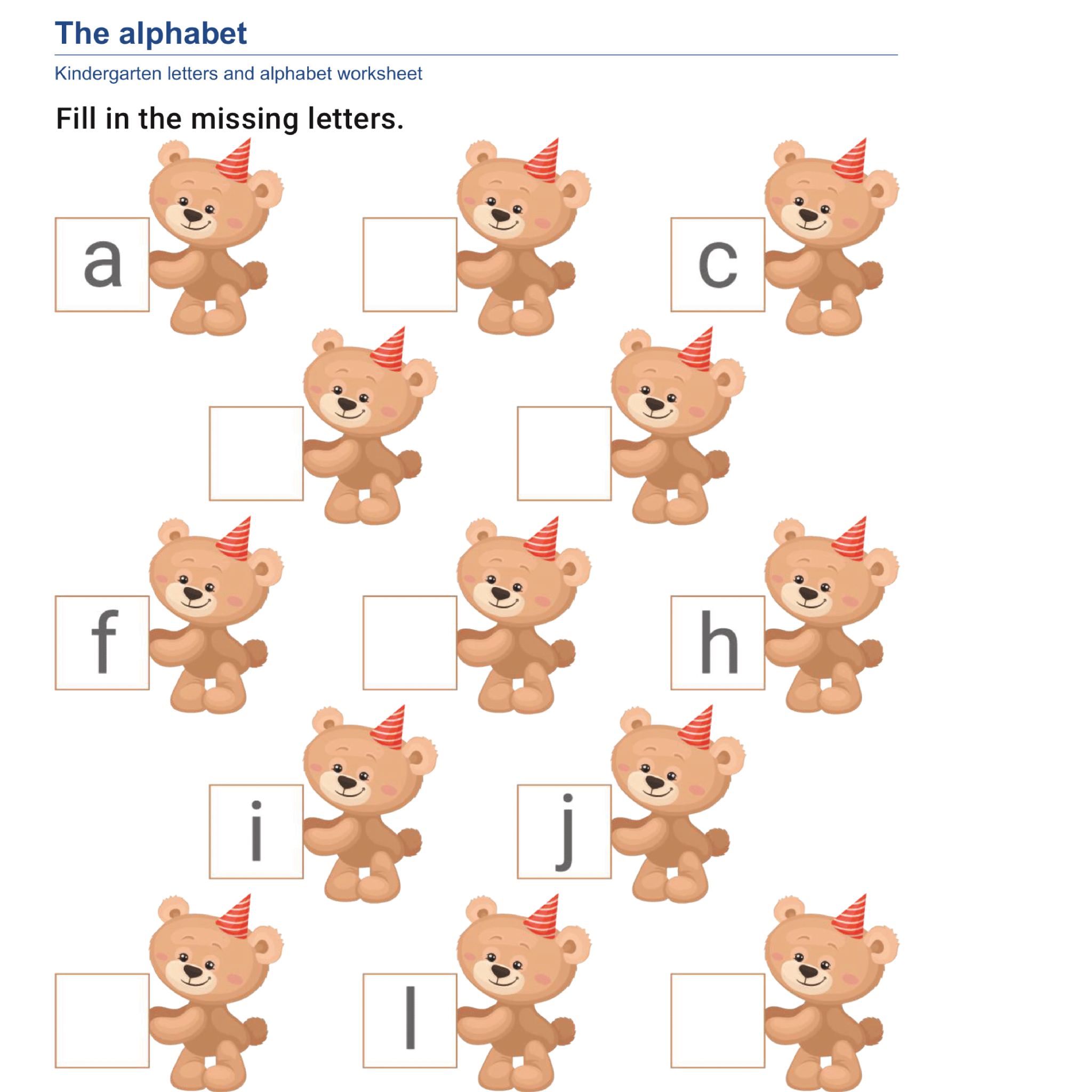 Alphabet Matching and Alphabetizing Worksheets for Kindergarten - Made ...