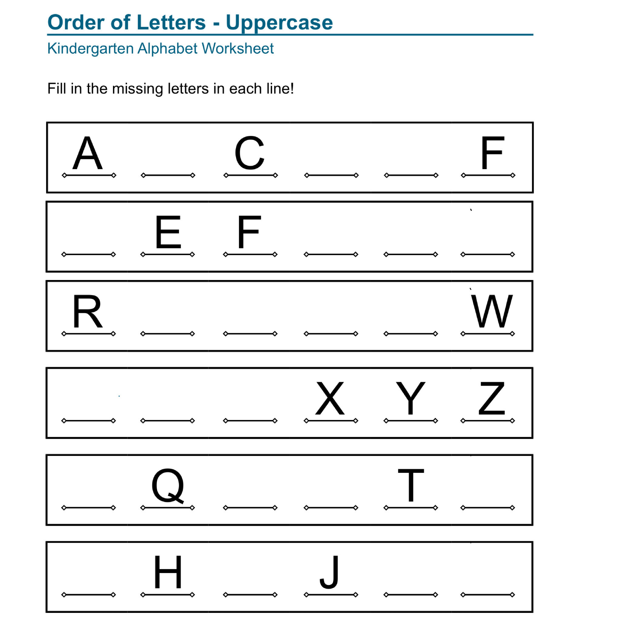 Alphabet Matching and Alphabetizing Worksheets for Kindergarten - Made ...