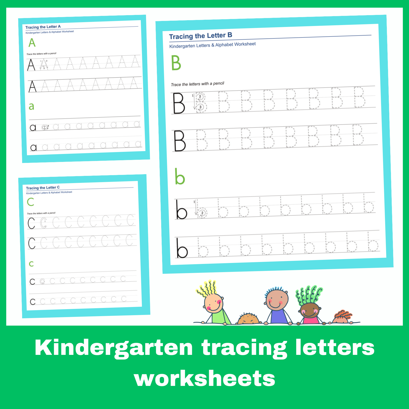 A-Z Letter Tracing Worksheets for Early Learners